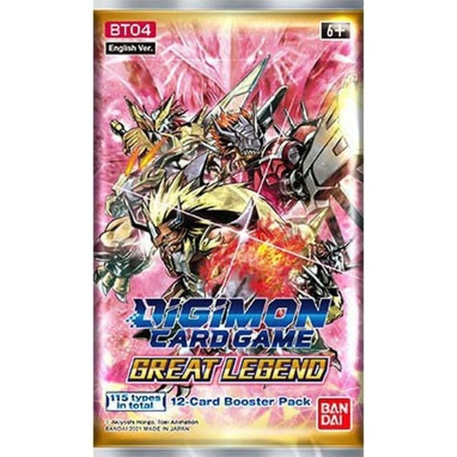 Digimon BT04 Great Legend Booster Pack